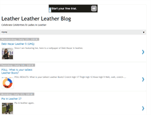 Tablet Screenshot of leatherleatherleather.com